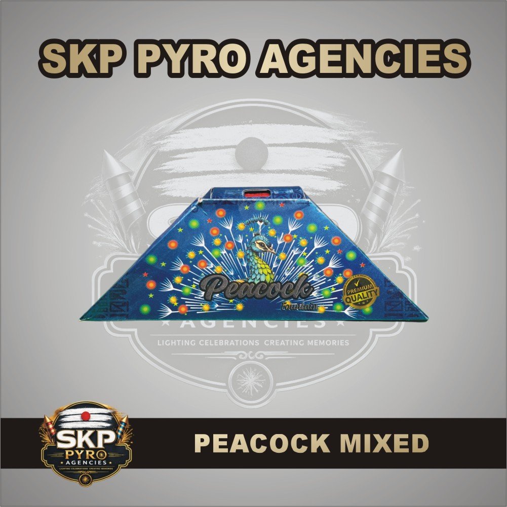 Peacock mixed   1PCE